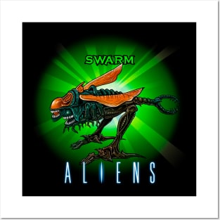 Swarm Alien Posters and Art